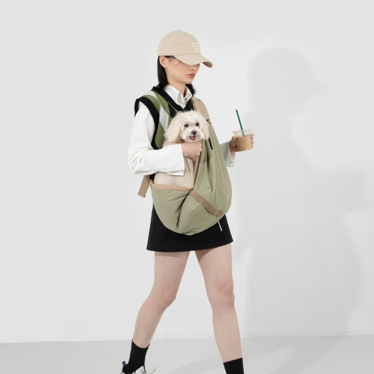 Pet Travel Tote Crossbody Bag