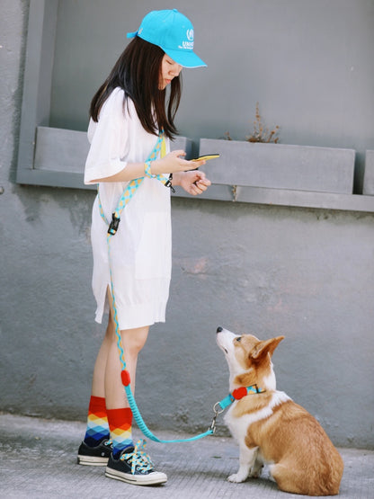 Rainbow PRO Hands-Free Shock-Absorbing Leash