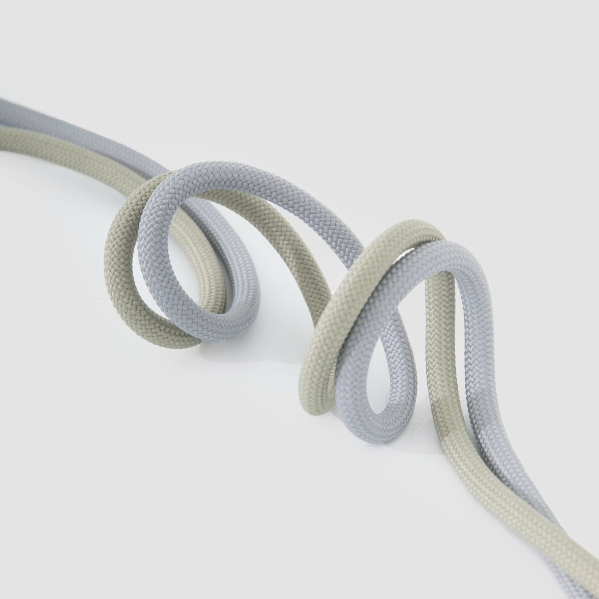 Round Rope Leather Dog Leash