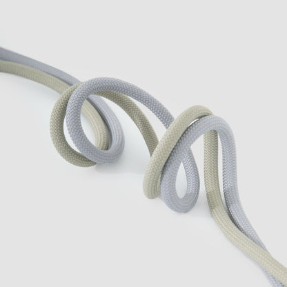 Round Rope Leather Dog Leash
