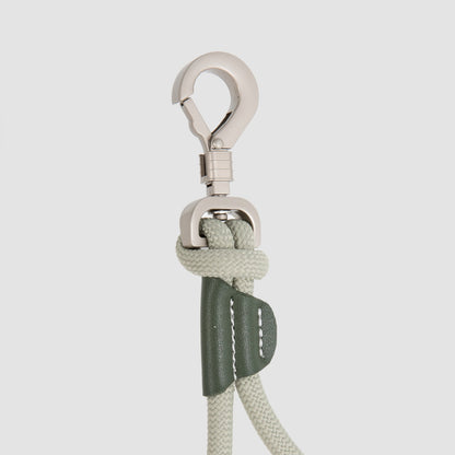 Round Rope Leather Dog Leash