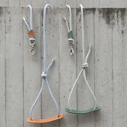 Round Rope Leather Dog Leash