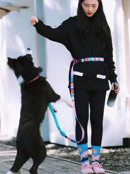 Rainbow PRO Hands-Free Shock-Absorbing Leash