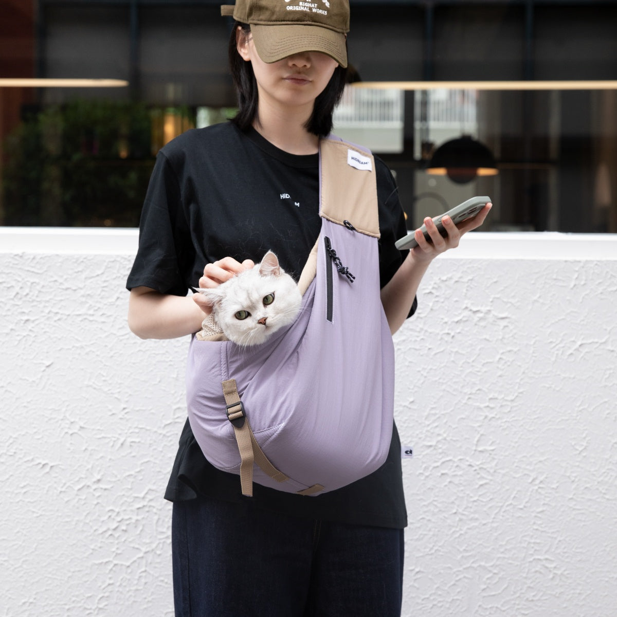 Pet Travel Tote Crossbody Bag